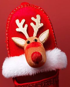 Festive Reindeer Slippers - Image 2